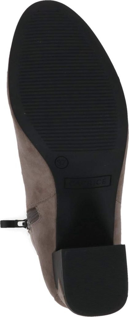 Caprice Damen Stiefelette Leder Kettendetail Blockabsatz 9-25342-41, Größe:40 EU, Farbe:Braun