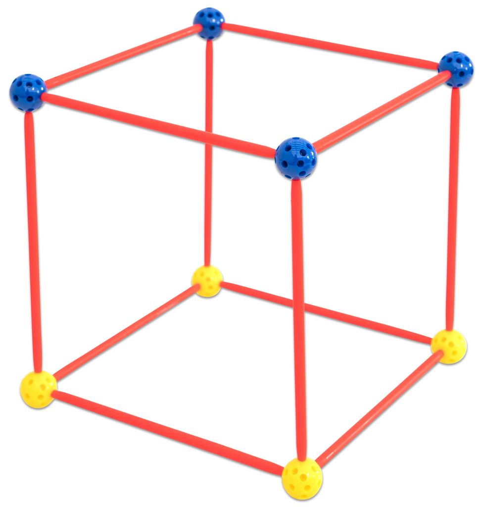 Betzold Geometrie Steckbaukasten, 330 Bauteile - Produktbild 4