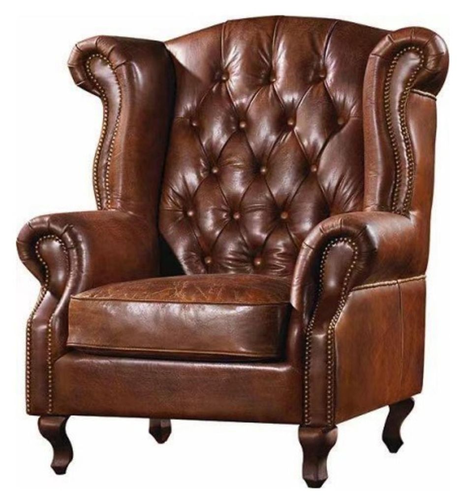 Sessel Lehnstuhl Polstersessel Komfortsessel Chesterfield Armlehnstuhl