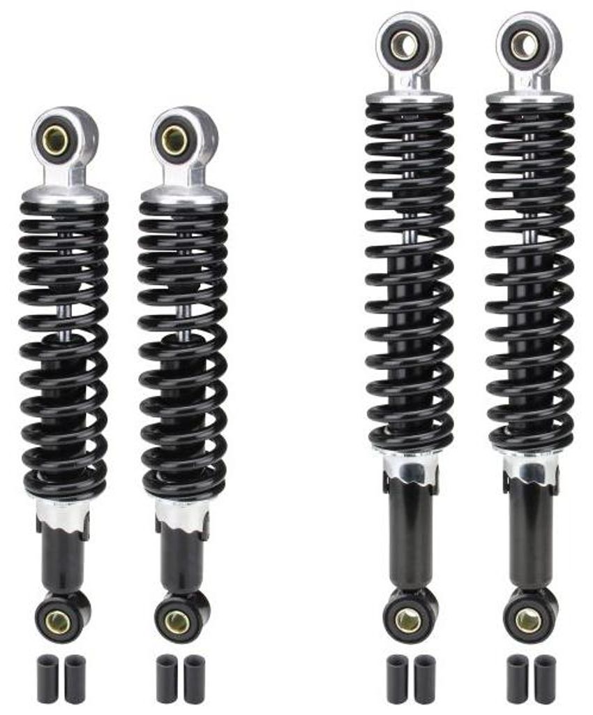 4 x ammortizzatore nero set abbassamento 26cm e 30cm Simson Immagine del prodotto 