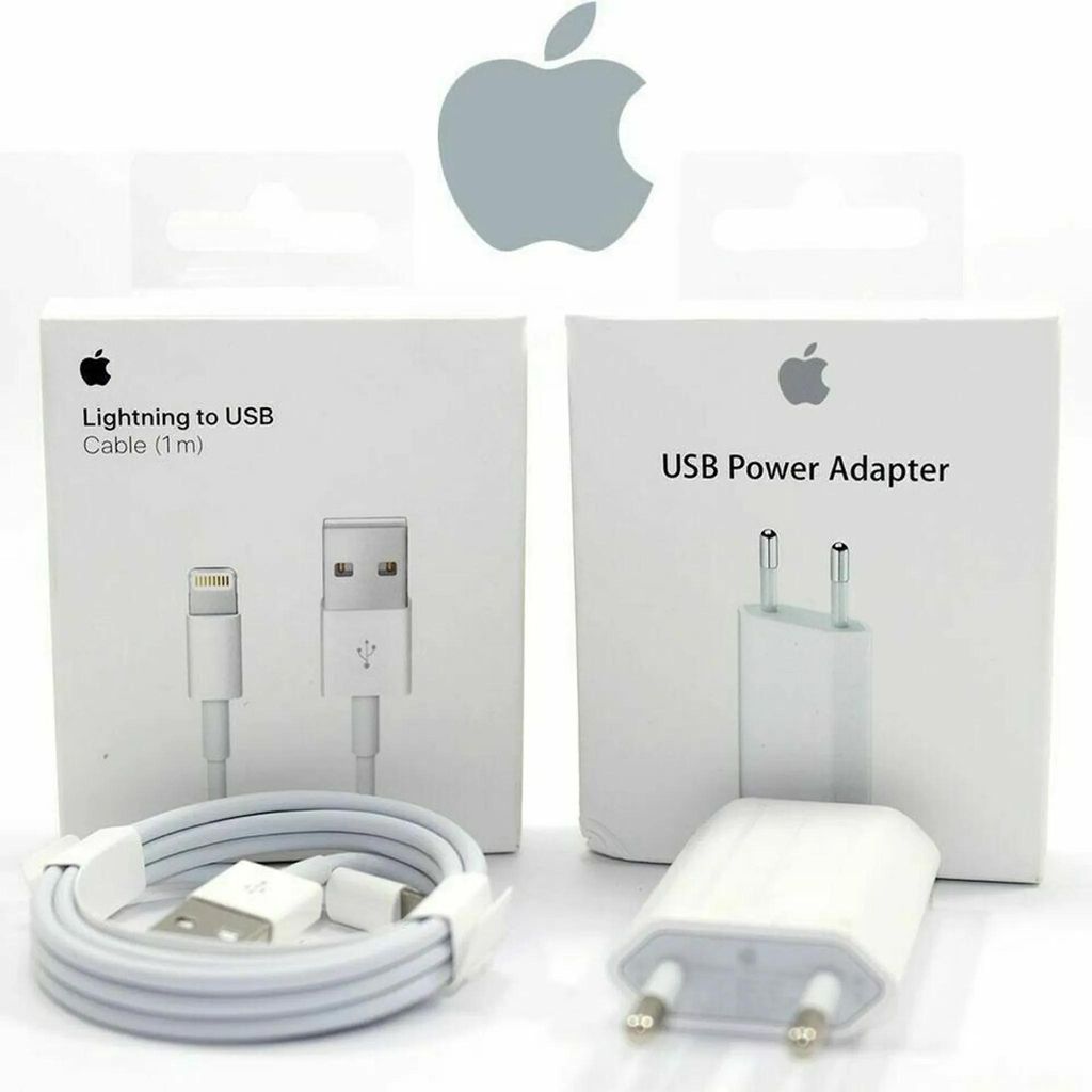 Apple 20W USB-C Power Adapter (Netzteil) Ladegerät + 1m USB-C to Lightning Ladekabel Charger Cable für iPhone 8
