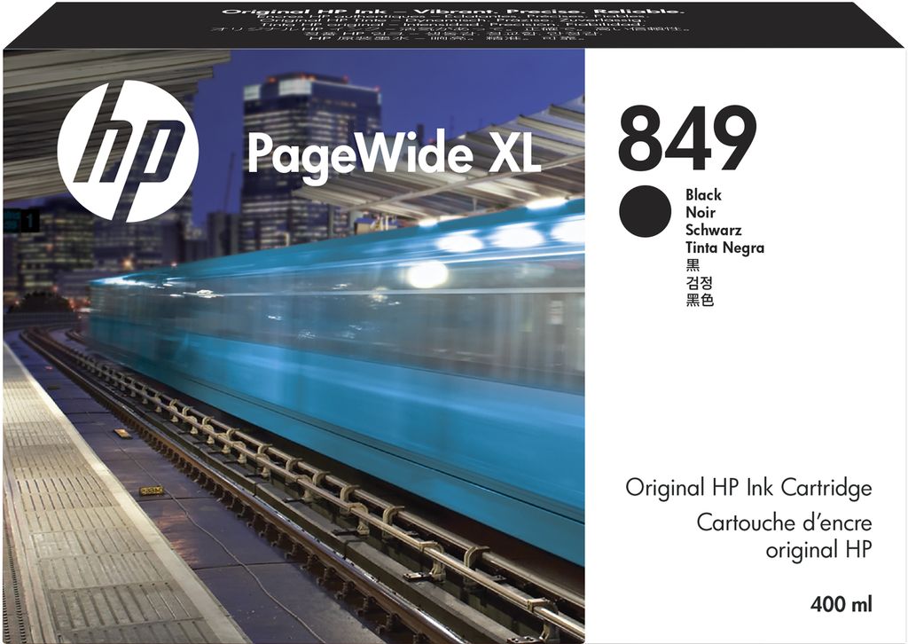 HP 849 - 400 ml - Schwarz - original - PageWide XL