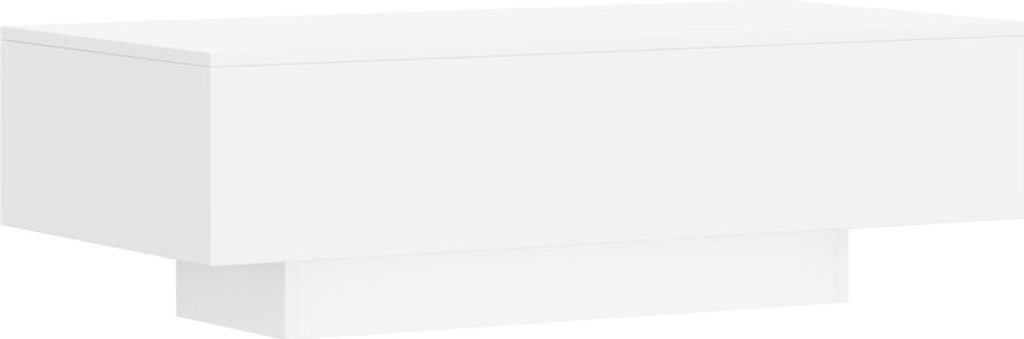 vidaXL Table basse blanche 100x49,5x31 cm Bois composite Image du produit 