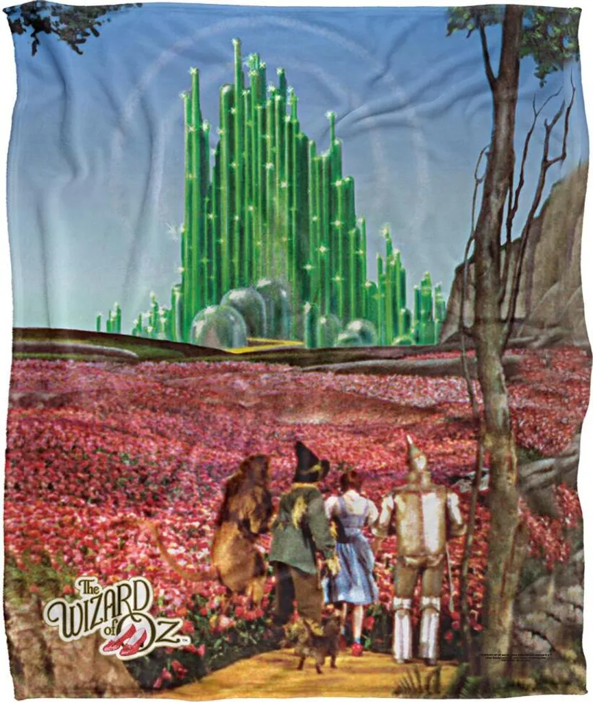 Couverture Anti-Froid Le Magicien d'Oz Emerald City - Plaid Chaud TV19324