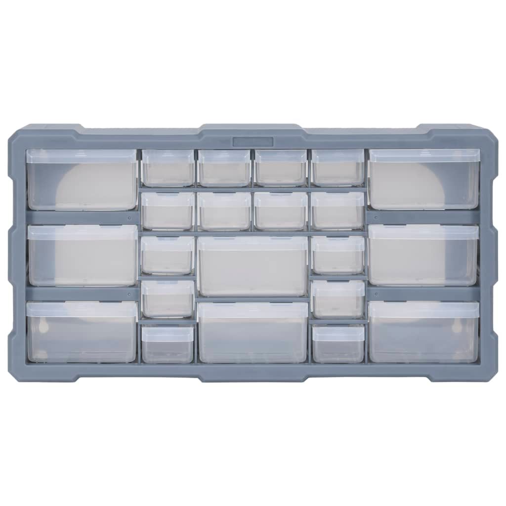 vidaXL Organizer wieloszufladowy z 22 szufladami 49x16x25,5 Zdjęcie produktu 