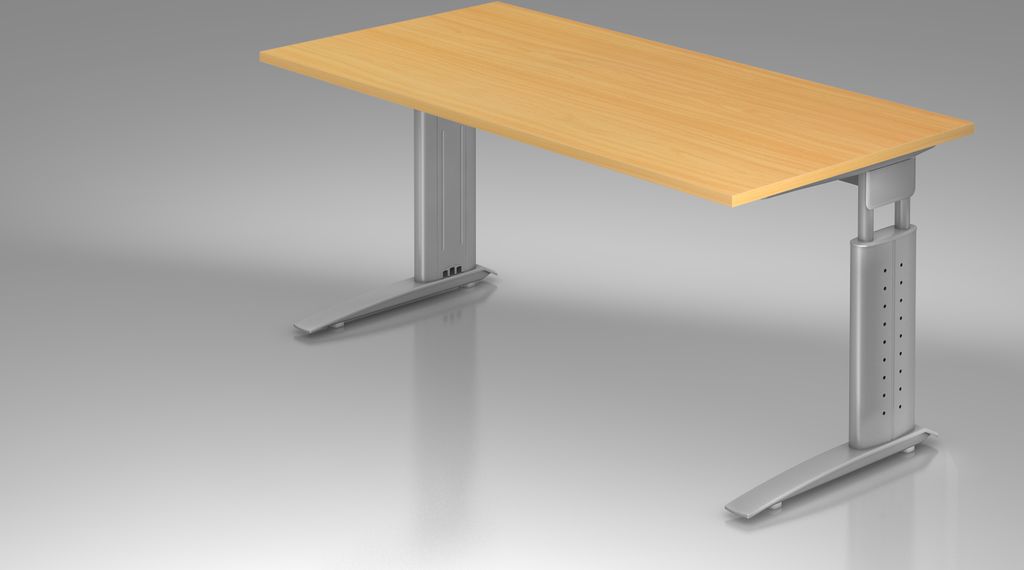 Schreibtisch US16 160x80 Buche
