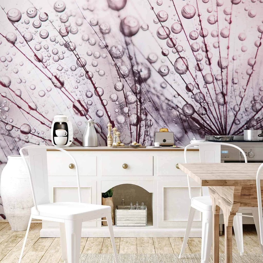 Vlies Fototapete - Rainy Time 450x315 cm Blumen b-C-0664-a-a