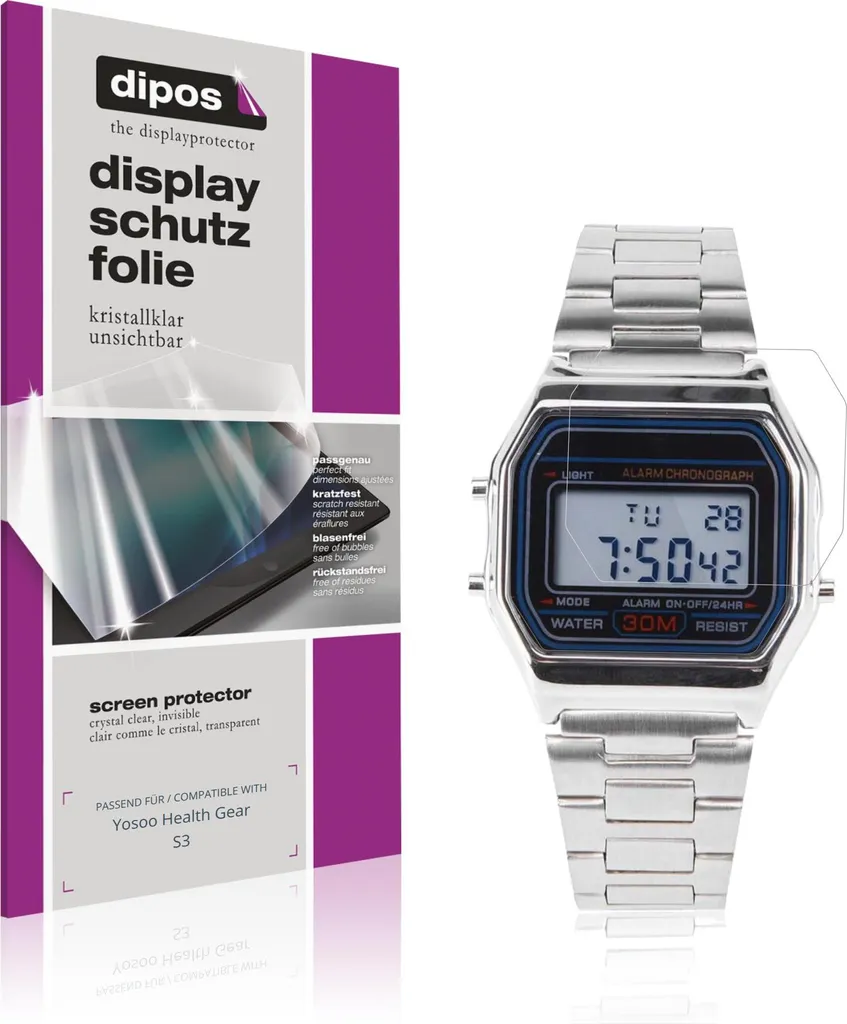 6 Pellicole dipos per Yosoo Health Gear S3 - Stop ai Graffi Subito