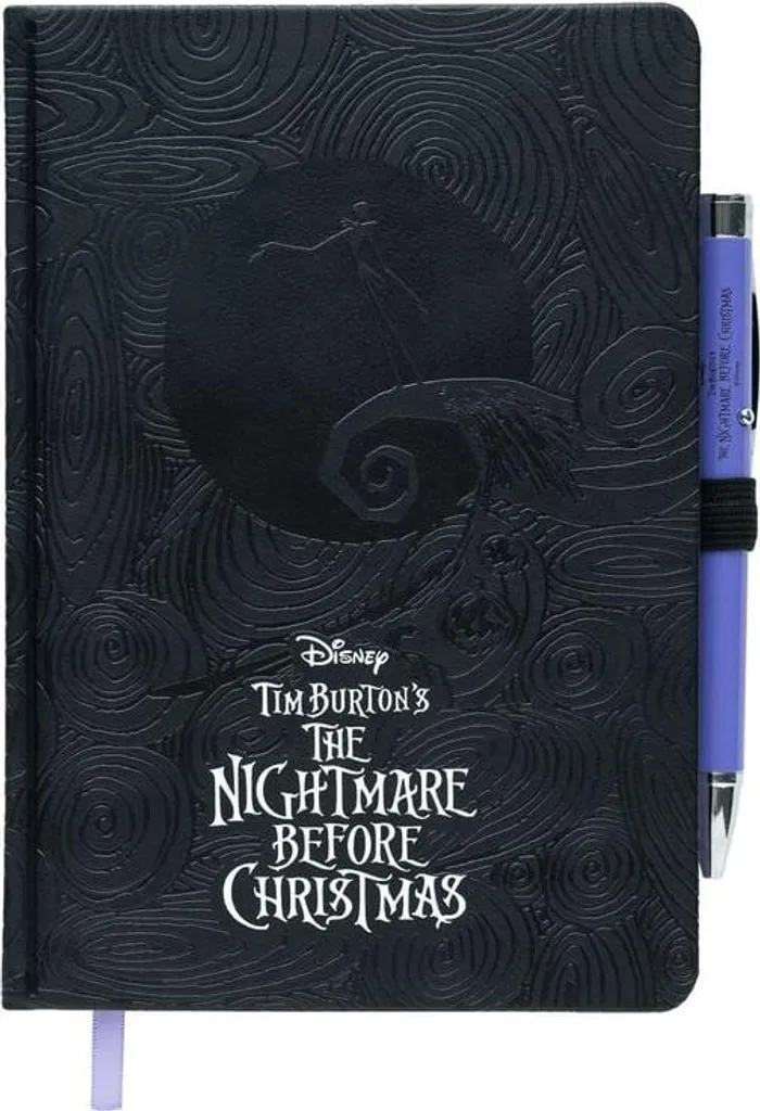 Grupo Erik Nightmare Before Christmas Disney Diario con penna trasparente Taglia unica