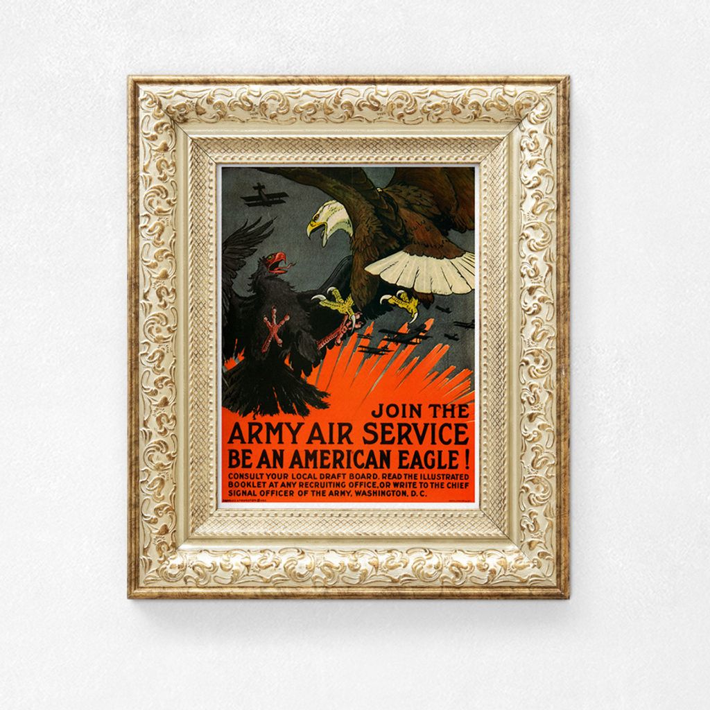 Poster Plakat Druck - Luftfahrt der US-Armee - A2 (42 cm x 59,5 cm)