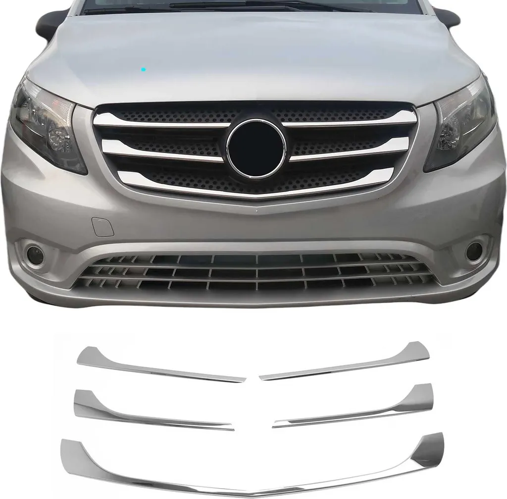 Moulures de Calandre en Chrome pour Mercedes Vito W447 2014-2019