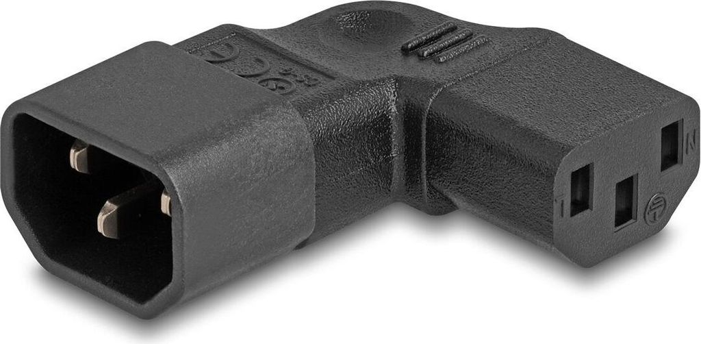 DELOCK Netzadapter IEC 60320 - C14 auf C13, Stecker / Buchse