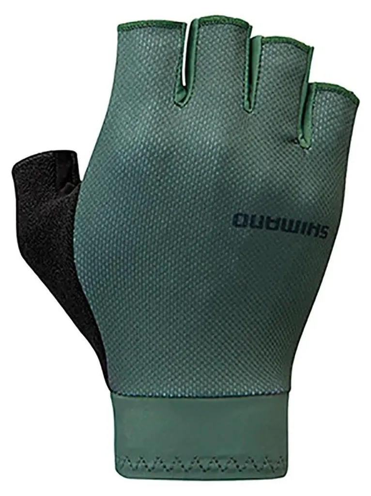 Gants courts Shimano Explorer Gel Vert L pour le cyclisme de route