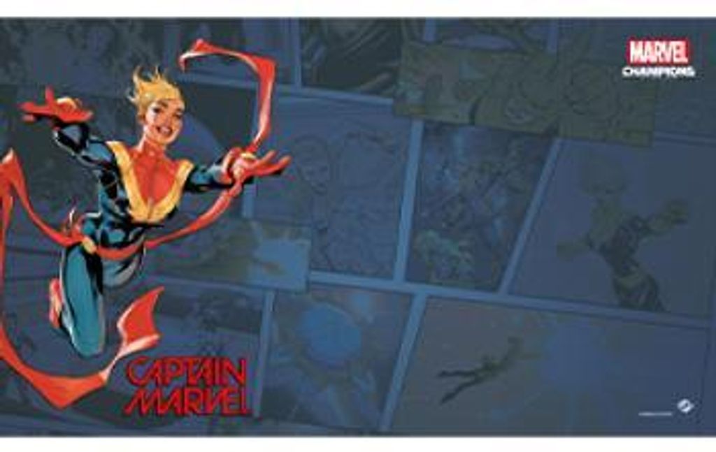 Marvel Champions: Captain Marvel Game Mat