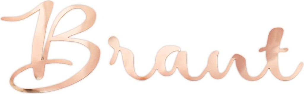 Oblique Unique Bügelbild Braut Aufbügelbild für JGA Produktbild 1
