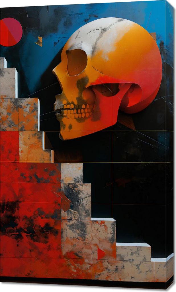 Bild 60x100cm Landschaftserosion