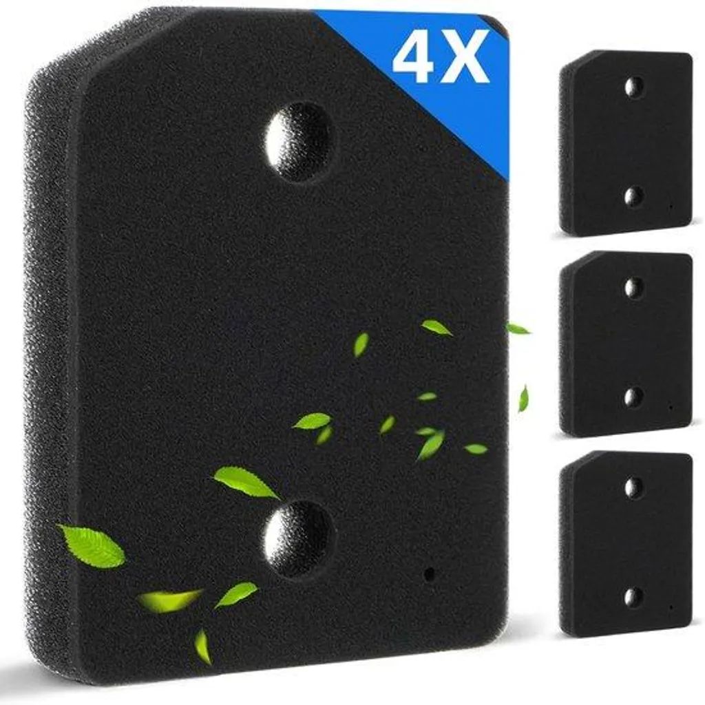 Filtres pour pompe à chaleur haute durabilité - Pack 4 pièces robustes