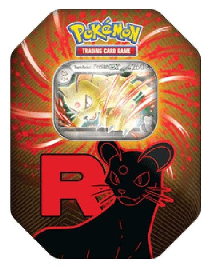 Pokemon Team Rocket Tins: Team Rockets Persian ex Tin Immagine del prodotto 
