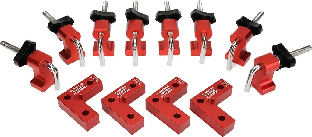 Pince de positionnement angle droit 90 degrés 160 mm pour menuiserie