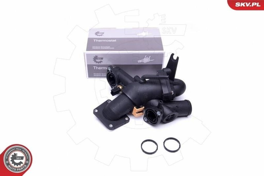 ESEN SKV Thermostat Kühlmittel für JAGUAR S-Type (X200) XJ Limousine (X350, X358) XK 8 Cabrio (X100) XK Coupe (X150) XK 8 Coupe (X100) XK Cabrio