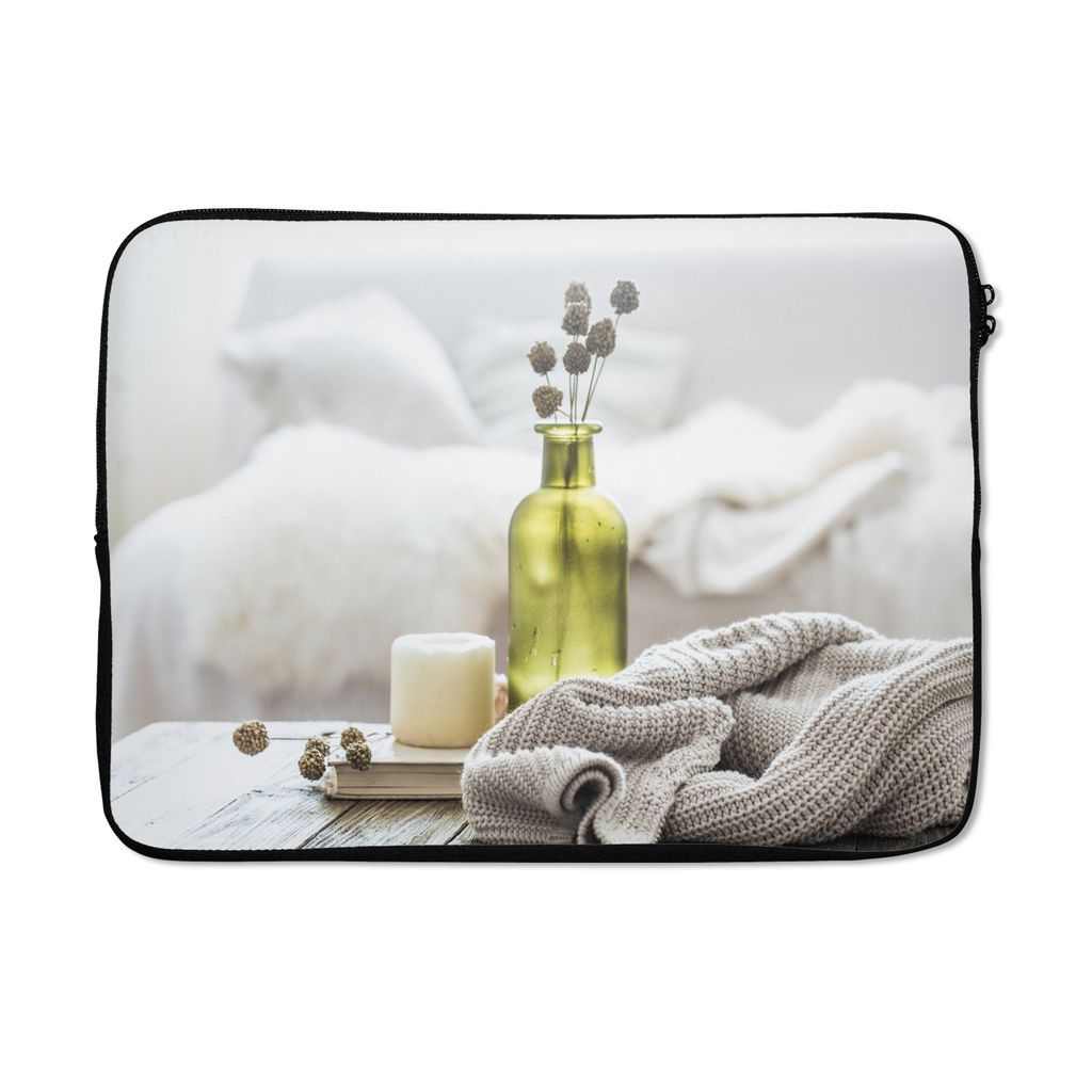MuchoWow Laptop Hülle 13 Zoll Dekoration - Pullover - Stilleben Laptoptasche - Laptophülle - Sleeve - Rundumschutz