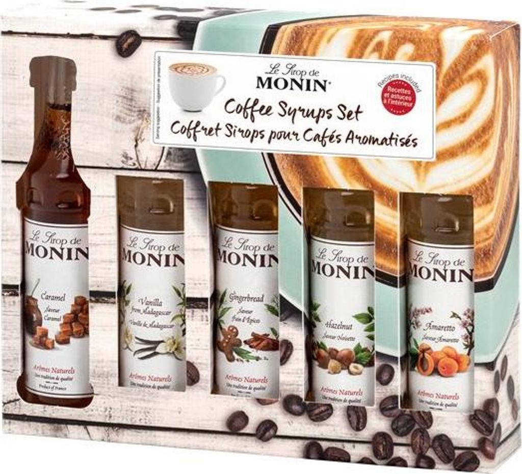 Monin sada kávových sirupov 5x0,05l Obrázok produktu 