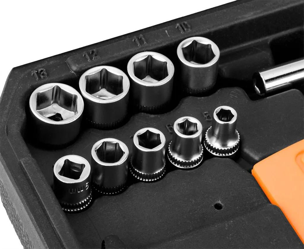 NEO TOOLS Jeu de 60 outils de bricolage complet avec coffret robuste - 7