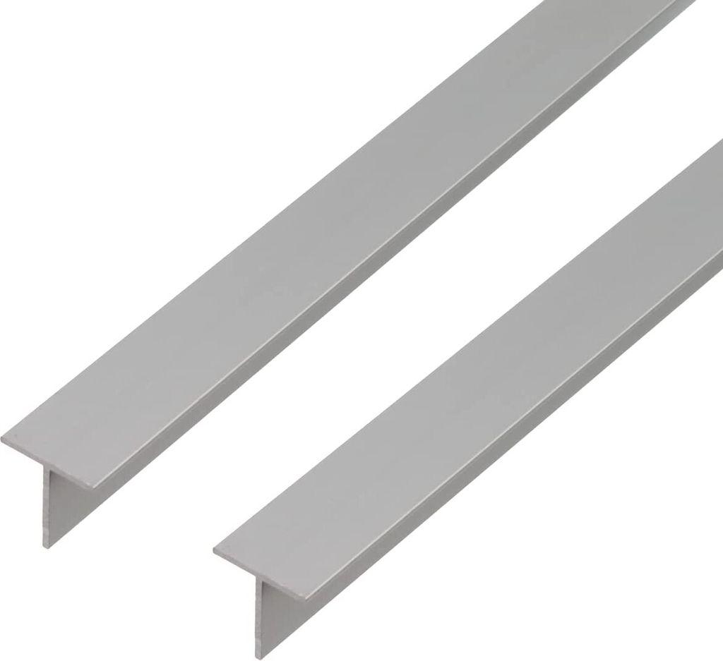 Alberts T-Profil | Aluminium, natur | 1000 x 35 x 35 mm | 2er Set