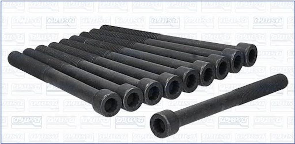 10x AJUSA 81013800 Zylinderkopfschraubensatz für OPEL Omega A Limousine (V87) M13