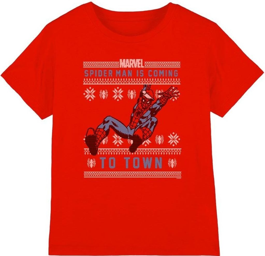 Spider-Man - T-Shirt für Kinder TV3463 (152-158) (Rot)