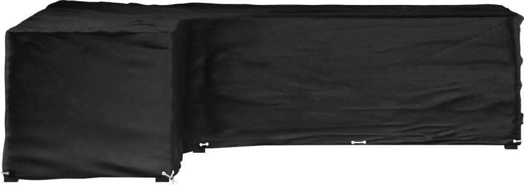 Maison Exclusive Gartenmöbel-Abdeckung in L-Form 18 Ösen 220x285x80 cm