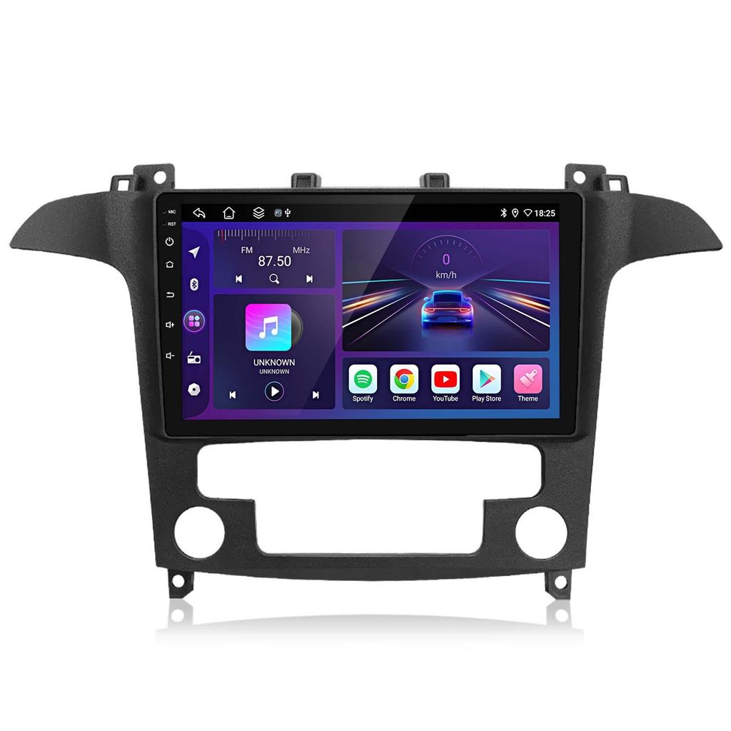 9 Zoll Andriod13 1+32G Autoradio GPS Navi Für Ford S-Max 2007-2008 RDS DSP FM WIFI BT DAB+ 4Kern