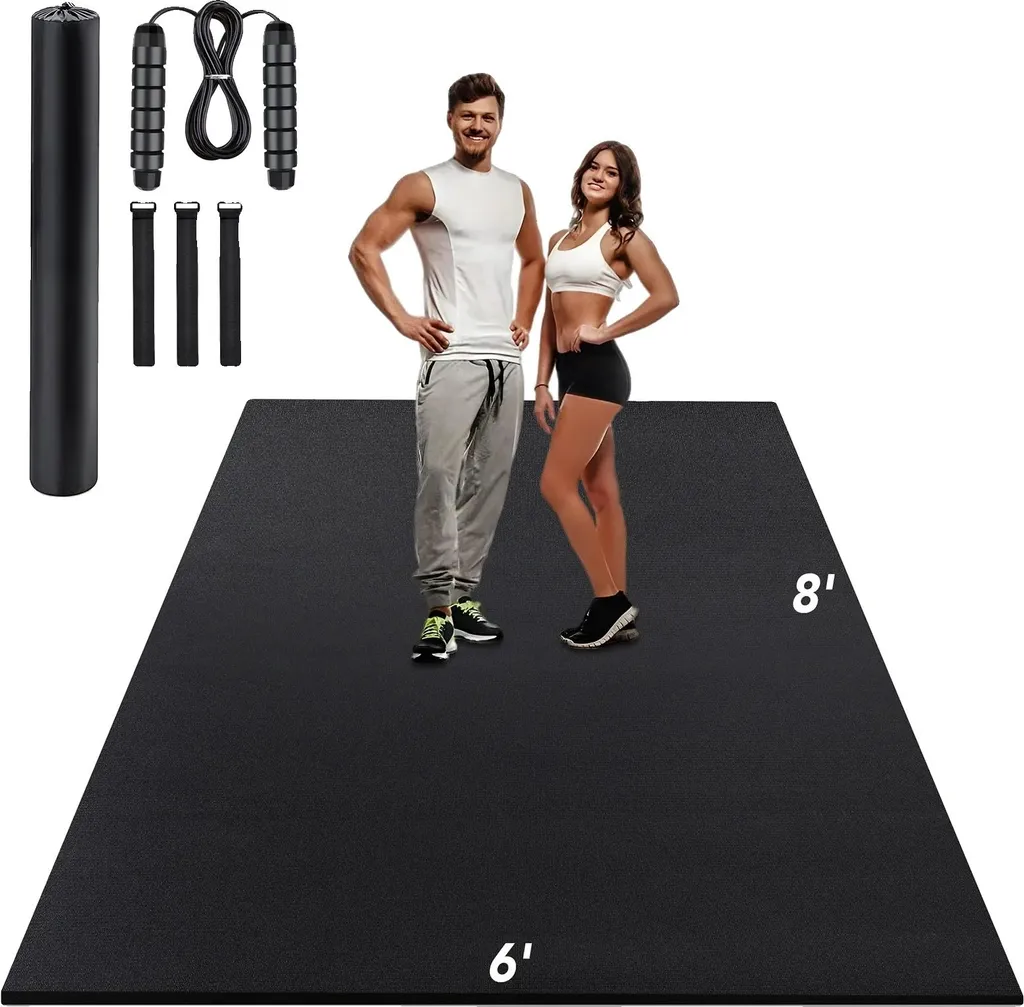 Tapis de Yoga Pliable en TPE Épais 8mm - Accessoire Fitness et Gym