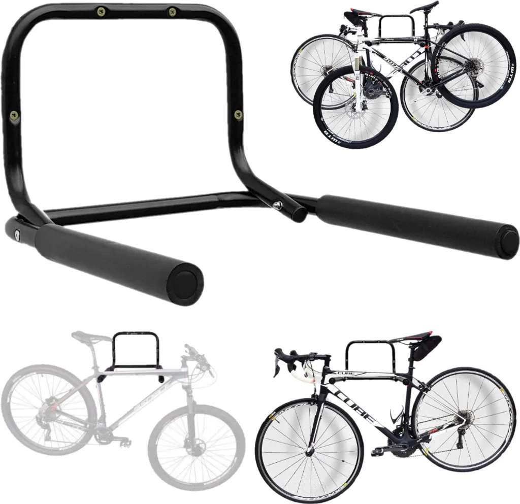 Support Mural Vélo Anti-Encombrement - Fixation Échelle et Skis Garage
