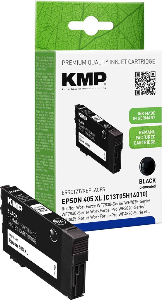 KMP Patrone Epson 405XL black 1100 S. remanufactured Immagine del prodotto 