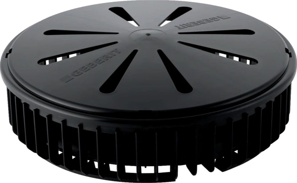 Geberit GE Pluvia Laubfang, mit Kiesring und Deckel, Produktbild 