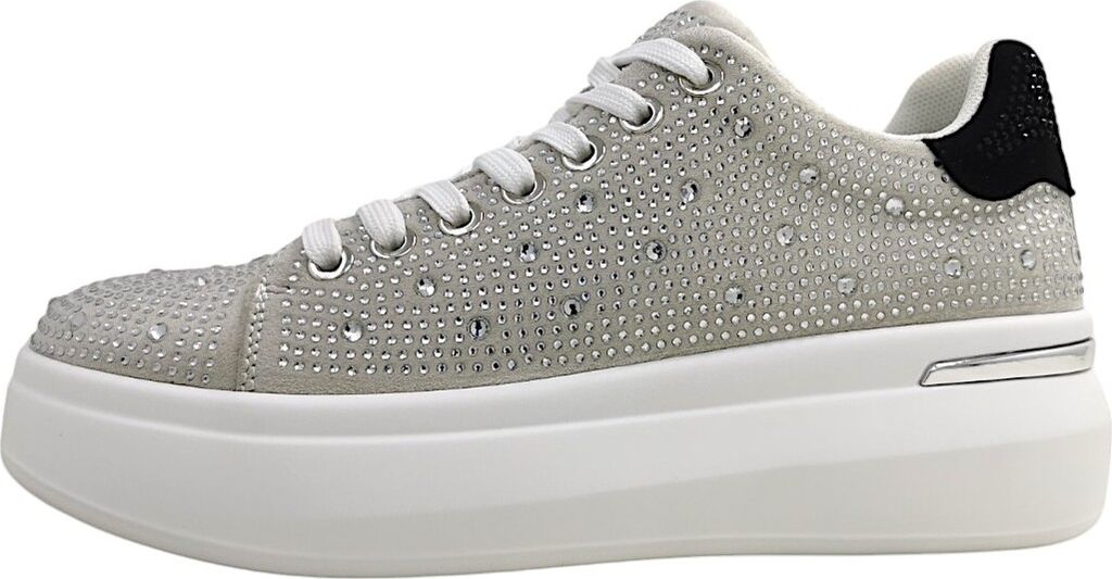La Strada Damenschuhe sportlicher Schnürer Silber Freizeit, Schuhgröße:40 EU