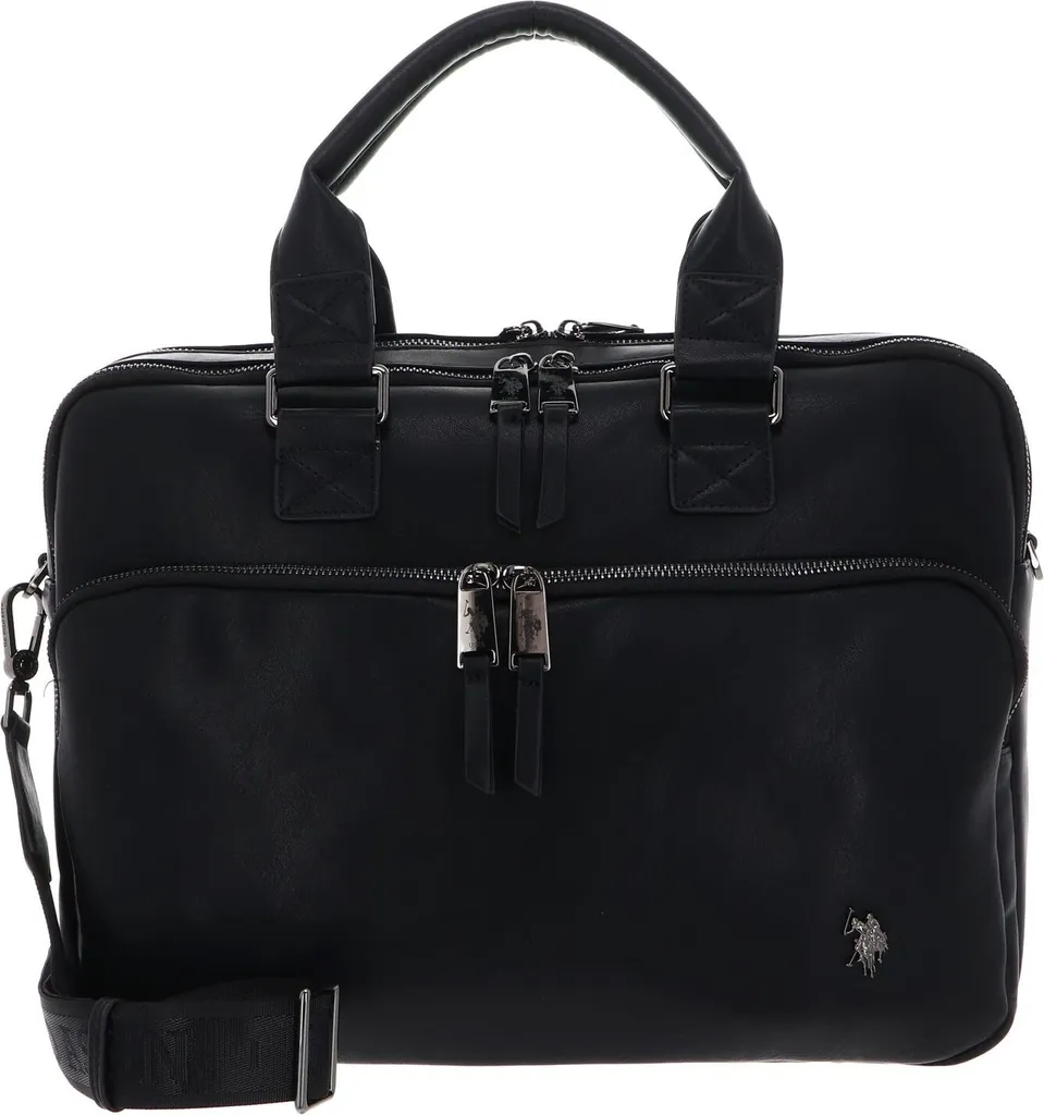 U.S. POLO ASSN. Serviette Sac d'Ordinateur Portable 15 Pouces Noir Business