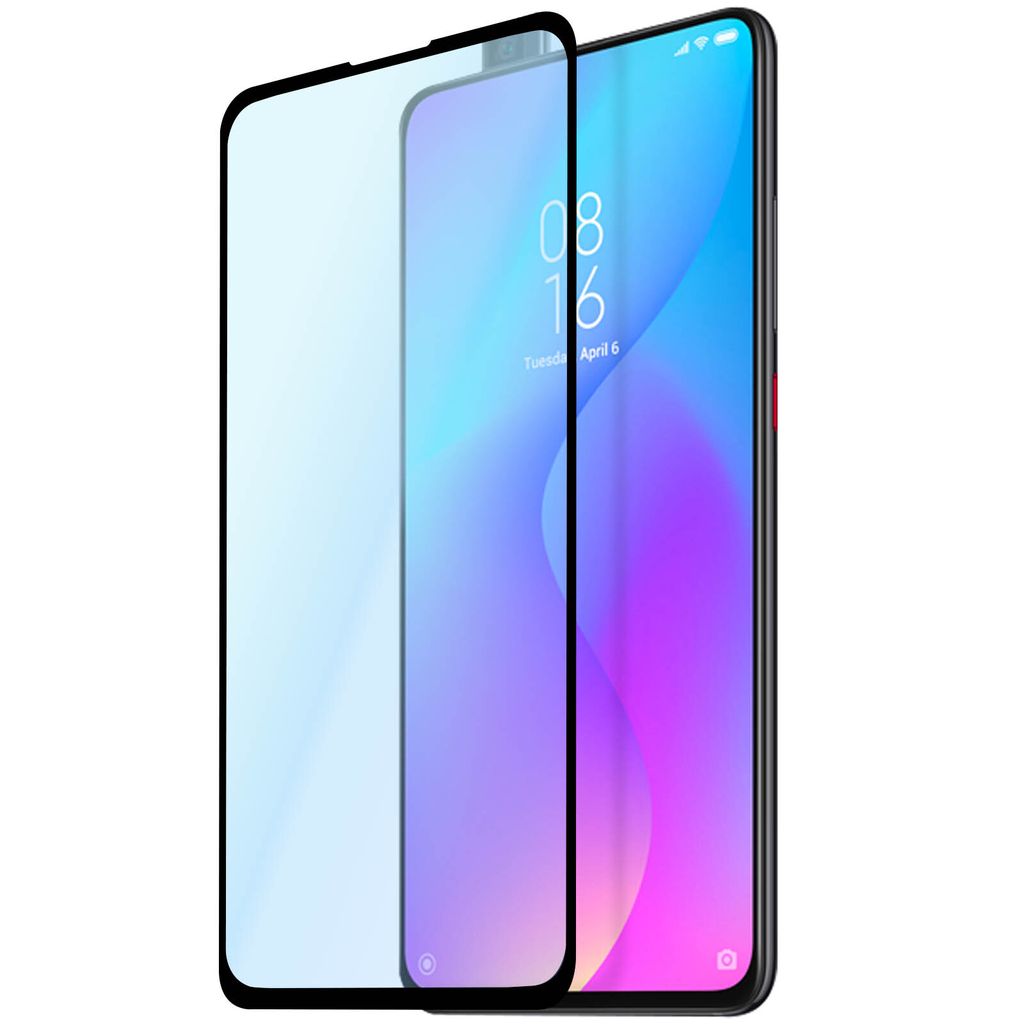 Voll-Bildschirmschutz Rand Schwarz, Full Cover für Xiaomi Mi 9T