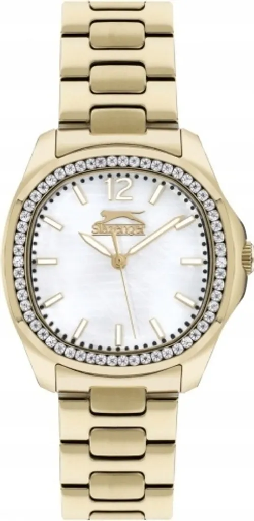 Montre dame Slazenger or avec bracelet en maille milanaise tendance