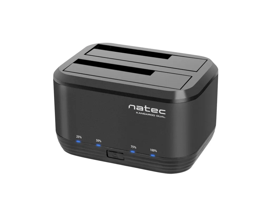 Solution de sauvegarde Natec Kangaroo Dual USB 3.2 pour SSD et HDD