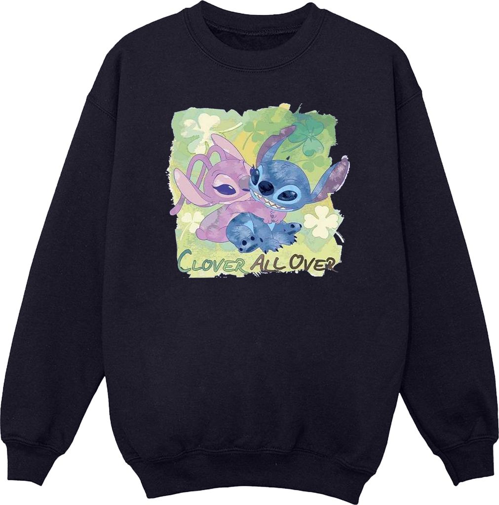 Disney - "St Patrick's Day" Sweatshirt für Herren BI31137 (M) (Marineblau)