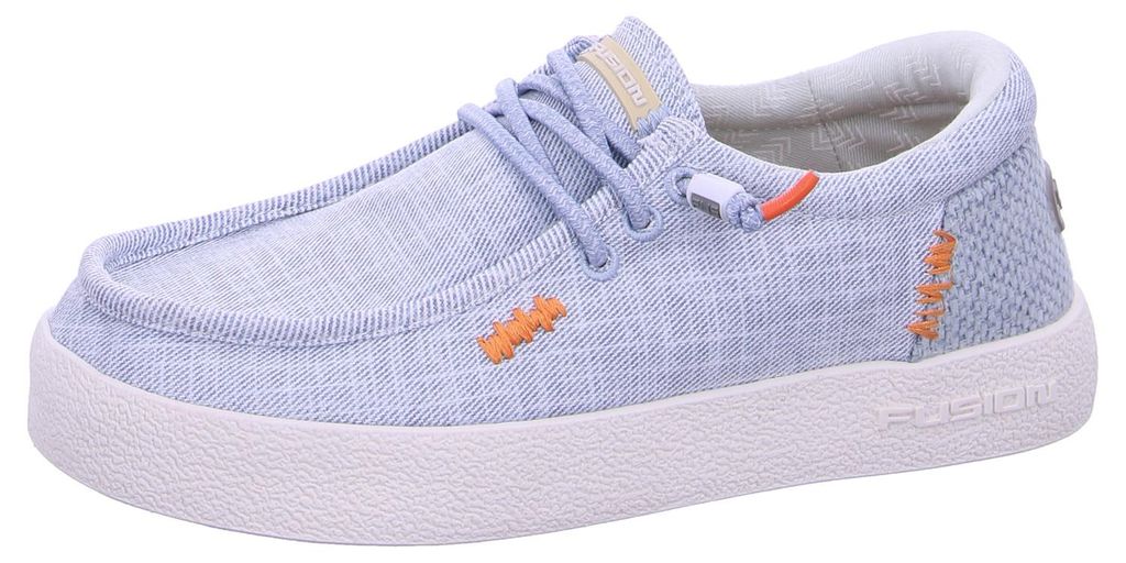 Fusion Leinenschuh Blau in Gr. 41