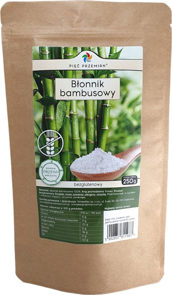 Five Transformations Glutenfreie Bambusfasern 250 g