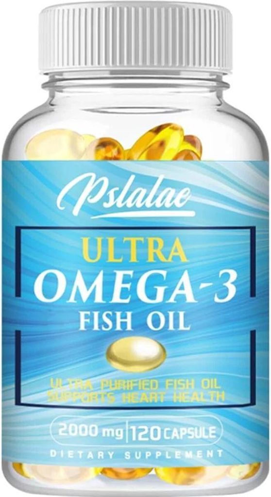 Ultra Omega-3 Fish Oil 2000mg (120 Kapseln) Nahrungsergänzungsmittel, Knochen, Gelenke, Herz, Gehirn, Gesundheit, Potenz, EPA & DHA