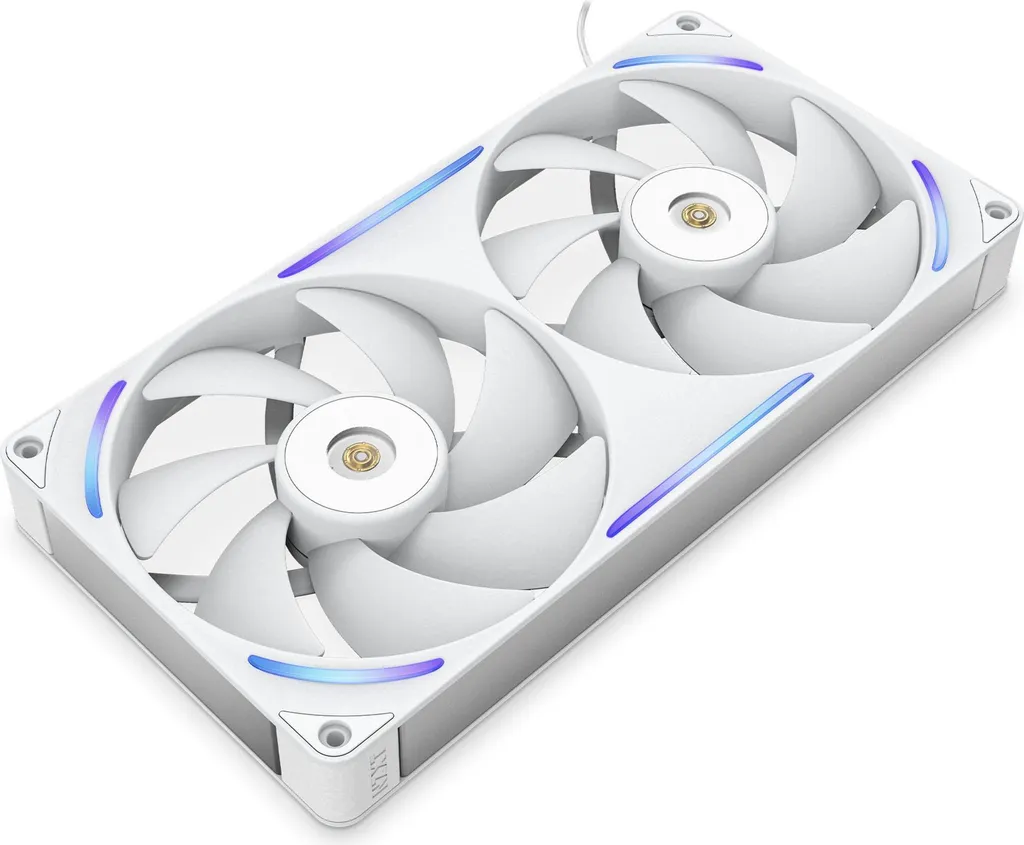 NZXT F280X Ventilateur RGB 140mm Blanc Pack de Performance pour Boîtier