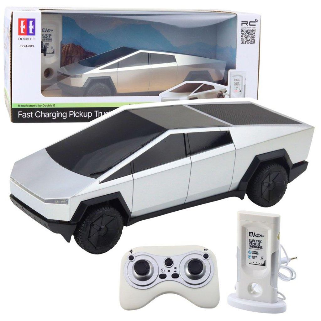 Dálkově ovládané auto RC, model pick-up, stříbrná barva, 4 Obrázek produktu 
