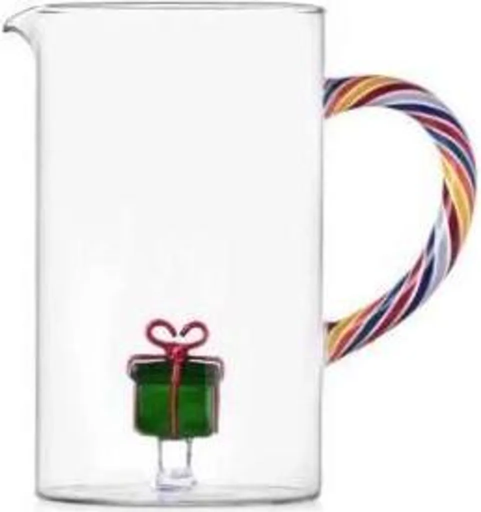 Pot de Noël Casse-Noisette vert, céramique avec anse ergonomique