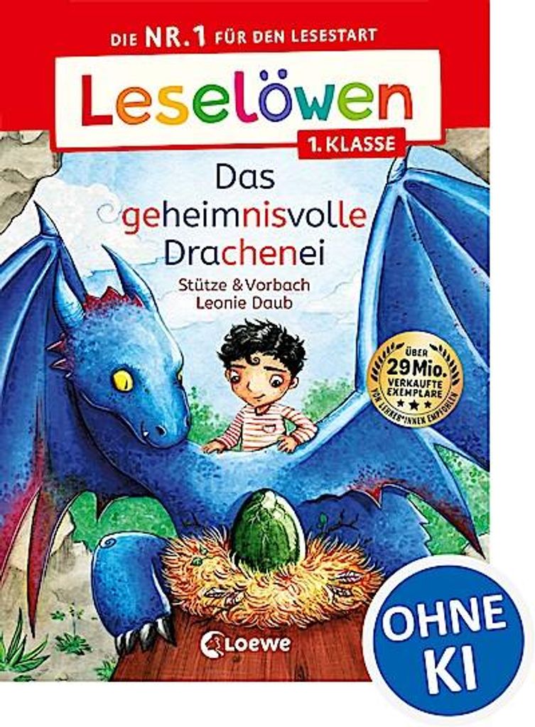 Leselöwen 1. Klasse - Das geheimnisvolle Drachenei Immagine del prodotto 