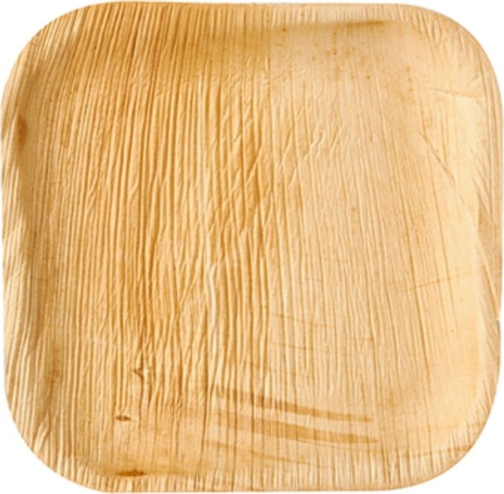 Papstar Teller Palmblatt pure eckig